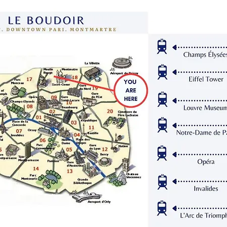Apartment Le Boudoir - Montmartre - Proche Moulin Rouge *